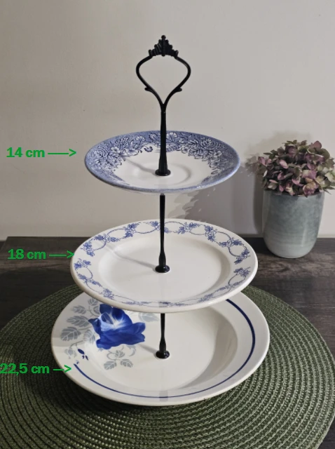 Presentation plate / blue dumb waiter – photo 2